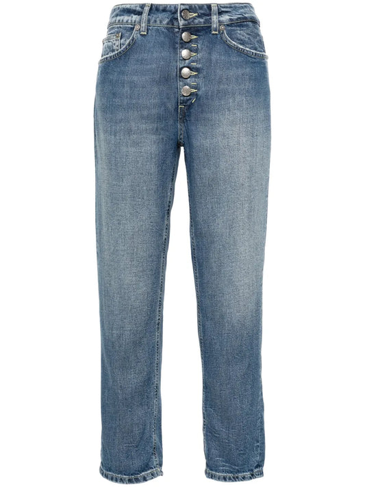 Koons Mid-Rise Cropped Jeans