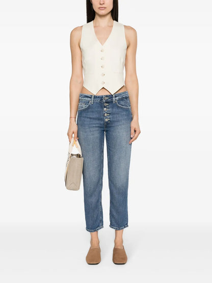 Koons Mid-Rise Cropped Jeans