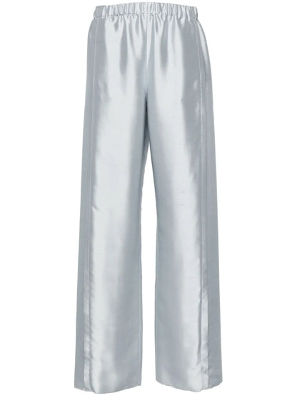 Silk Pleat Trousers