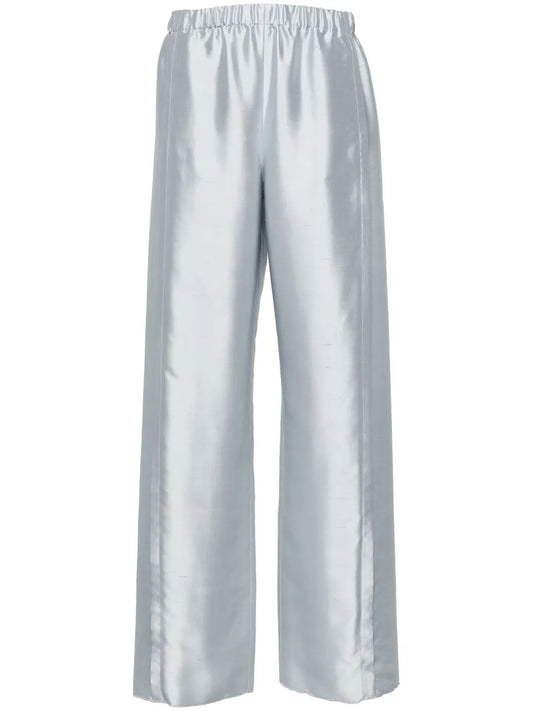 Silk Pleat Trousers