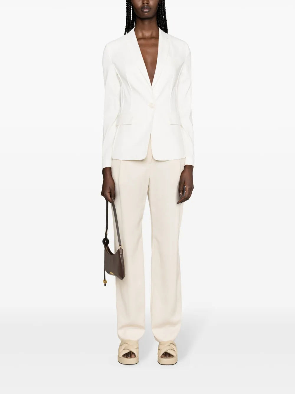 Ghera Linen-Blend Blazer