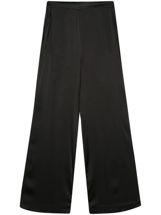 High-Waisted Palazzo Trousers