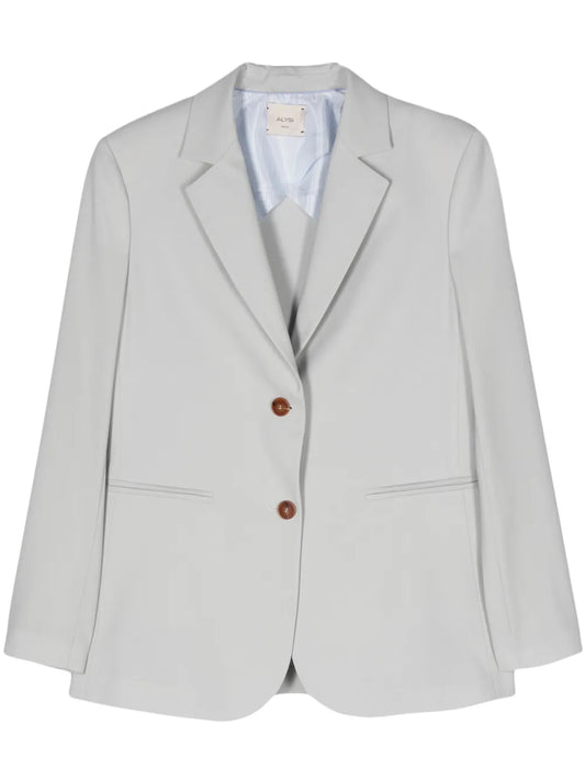 Notched-Lapels Blazer