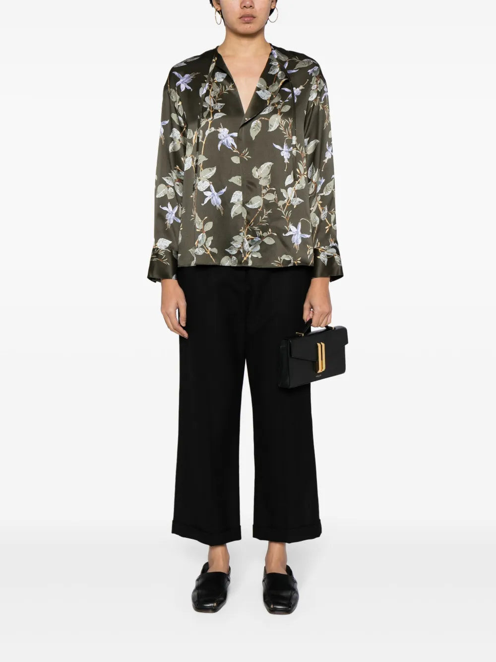 Bellflower Silk Blouse