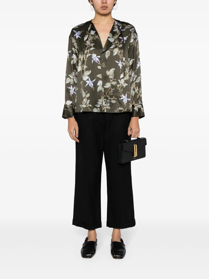 Bellflower Silk Blouse