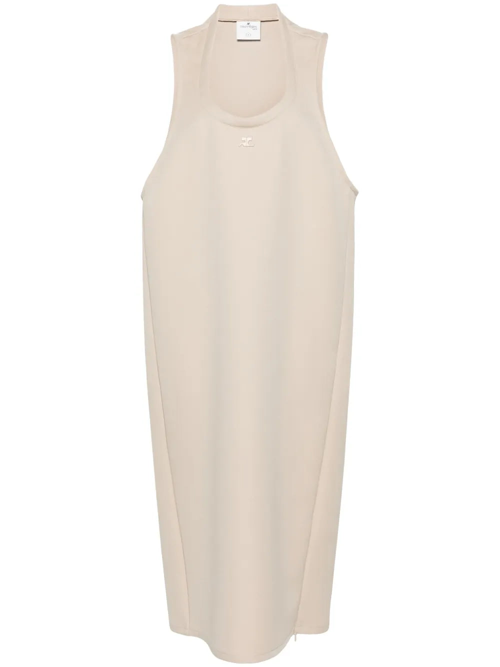 Logo-Patch Midi Dress