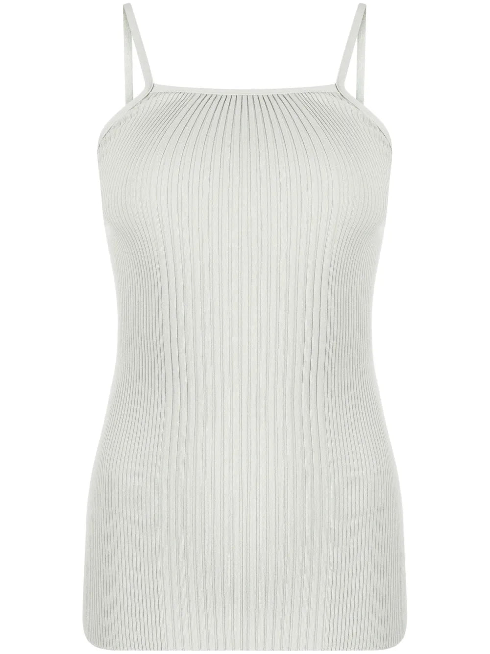 Halterneck Ribbed Tank Top