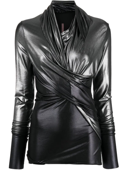 Easy Asymmetric Draped Top