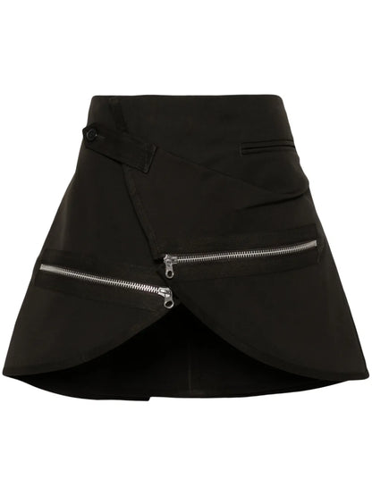 Modular Cotton Miniskirt