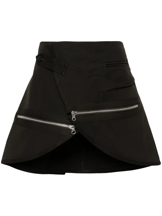 Modular Cotton Miniskirt