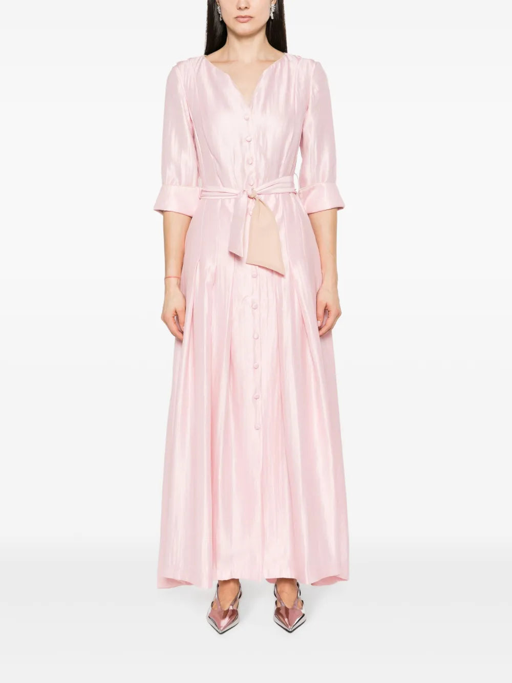 Cosmos Belted Maxi Dress