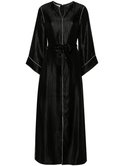 Hosta Belted Maxi Dress