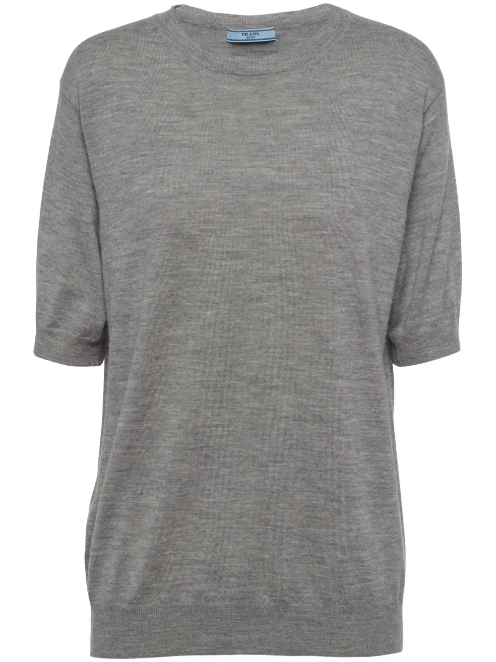 Triangle-Logo Cashmere Knitted Top
