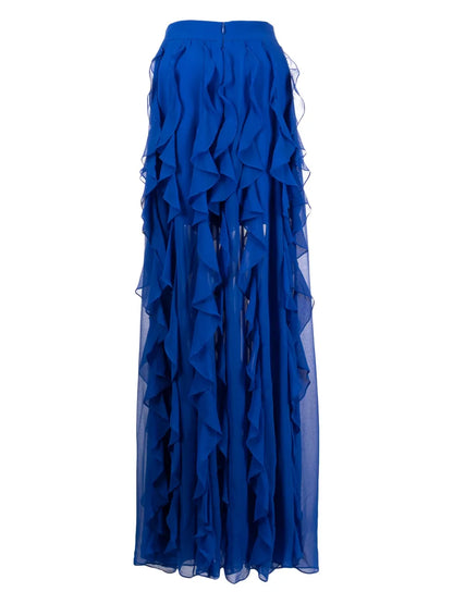 Ruffled Maxi Skirt