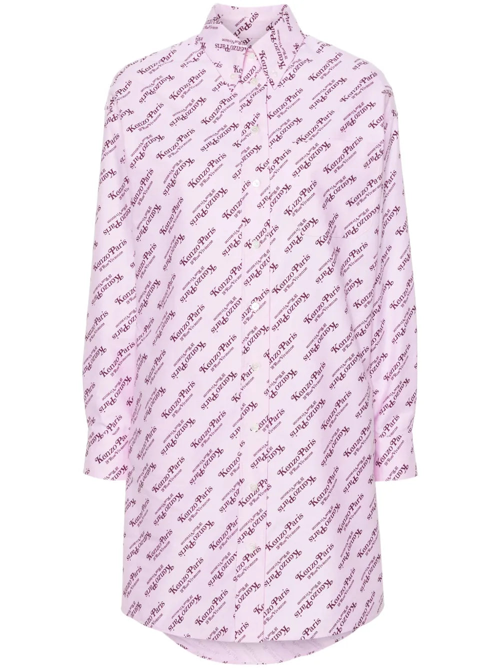 Logo-Print Shirt Dress