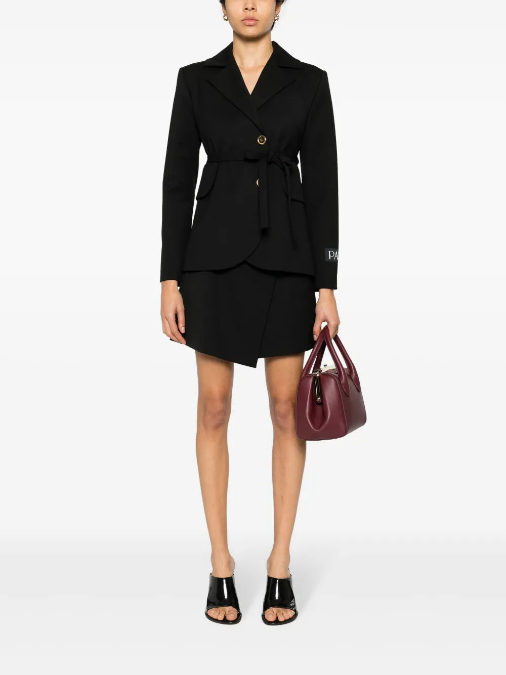 Belted Tailored Blazer