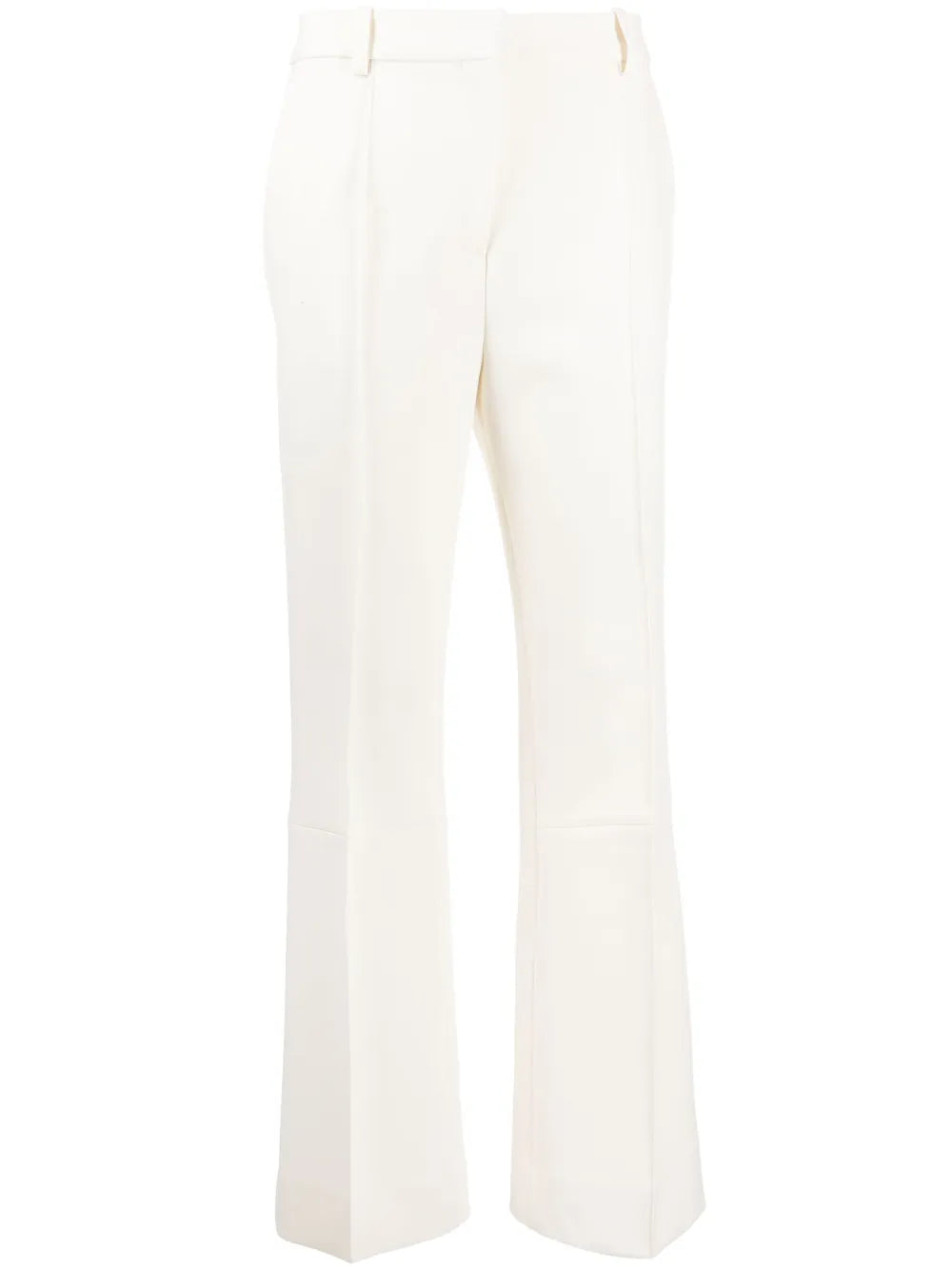 Tailored Cotton-Blend Flared Trousers