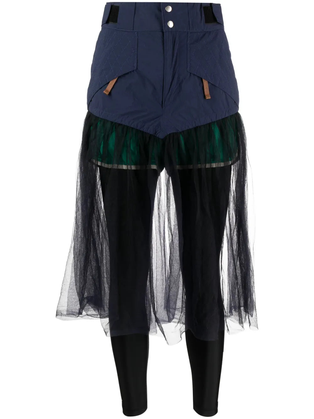 Layered Panelled Skirt