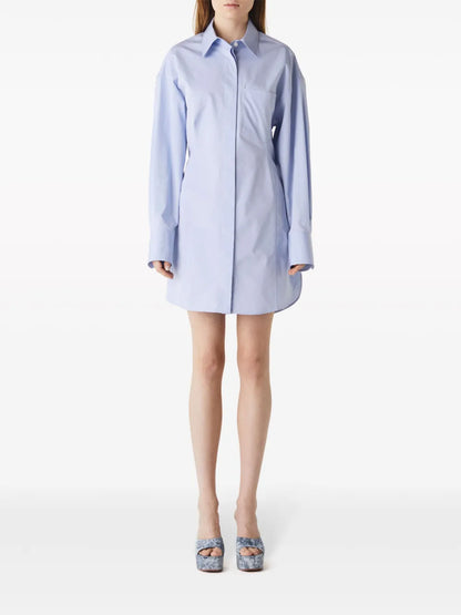 Cotton-Poplin Shirt Dress