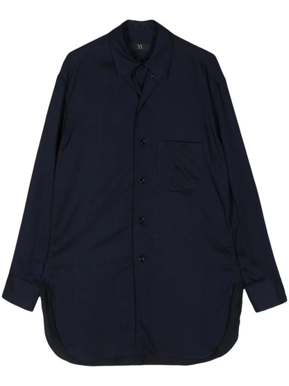 Cut-Out Twill Shirt