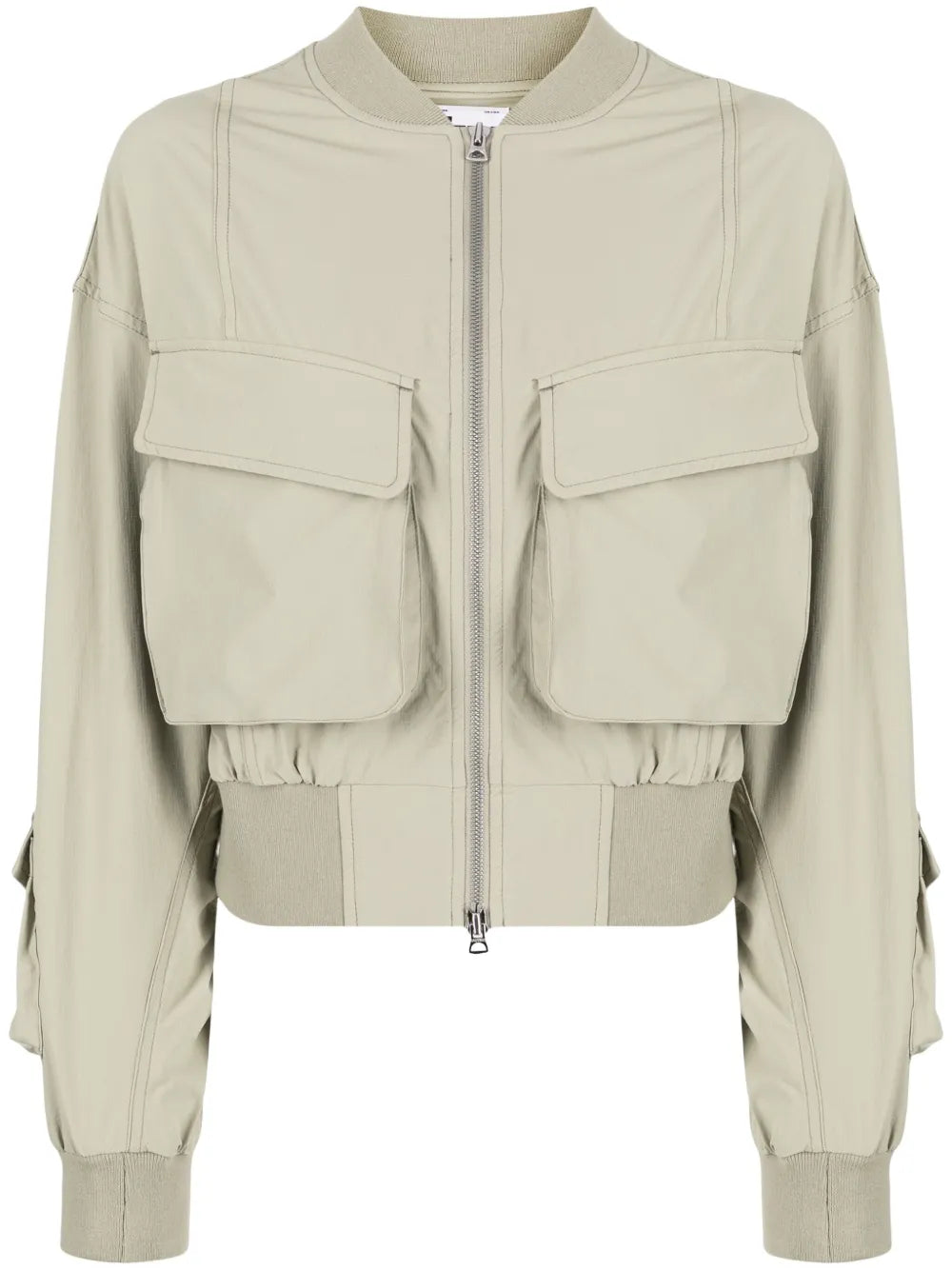 Cargo-Pocket Bomber Jacket