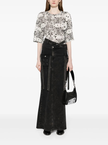 Walia Printed Linen T-Shirt