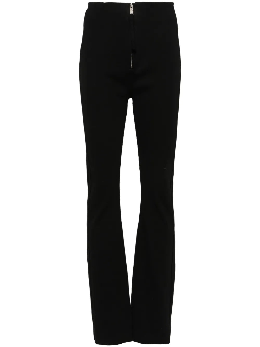 Ribbed High-Waist Trousers