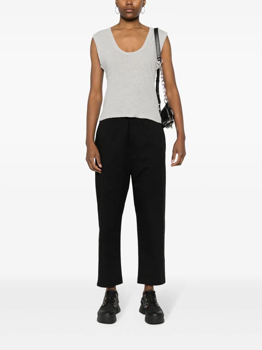 Riibed Mélange Top