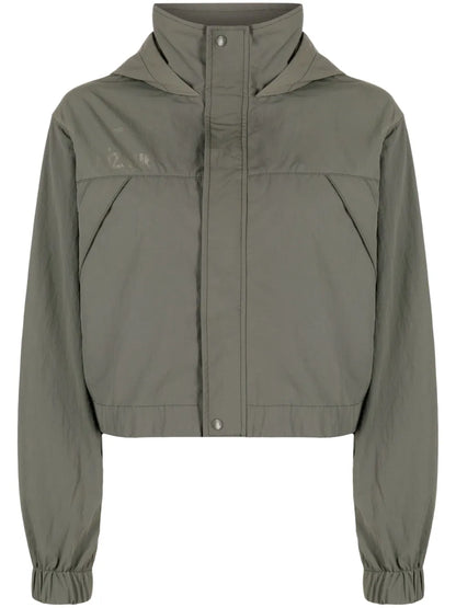 Logo-Print Hooded Jacket