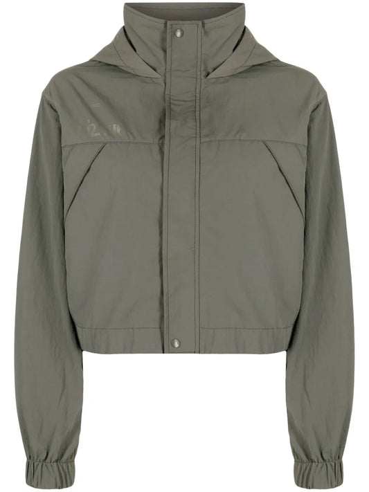 Logo-Print Hooded Jacket