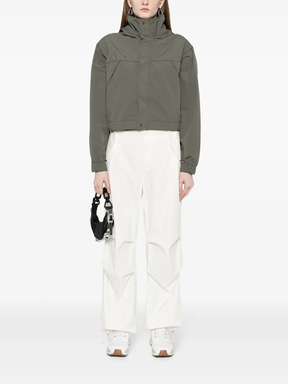 Logo-Print Hooded Jacket
