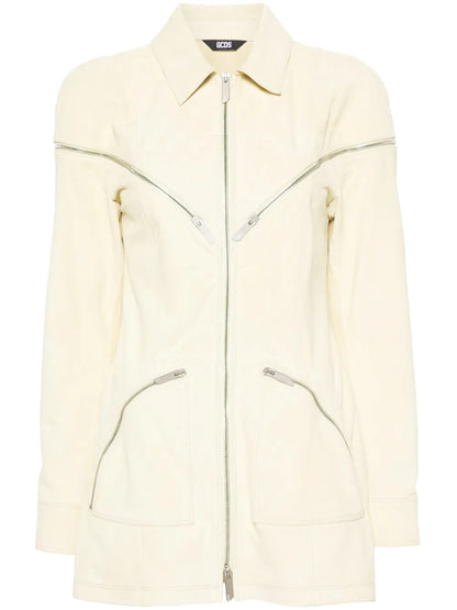 All-Around-Zip Suede Jacket