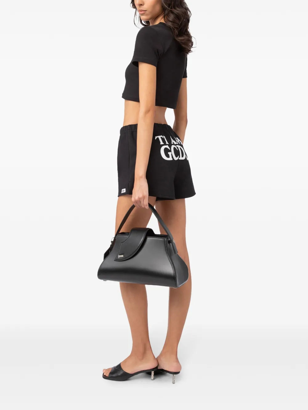 Logo-Embroidered Cropped T-Shirt