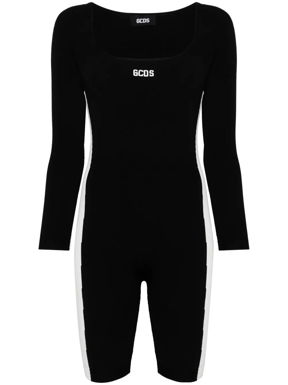 Logo-Embroidered Ribbed Jumpsuit