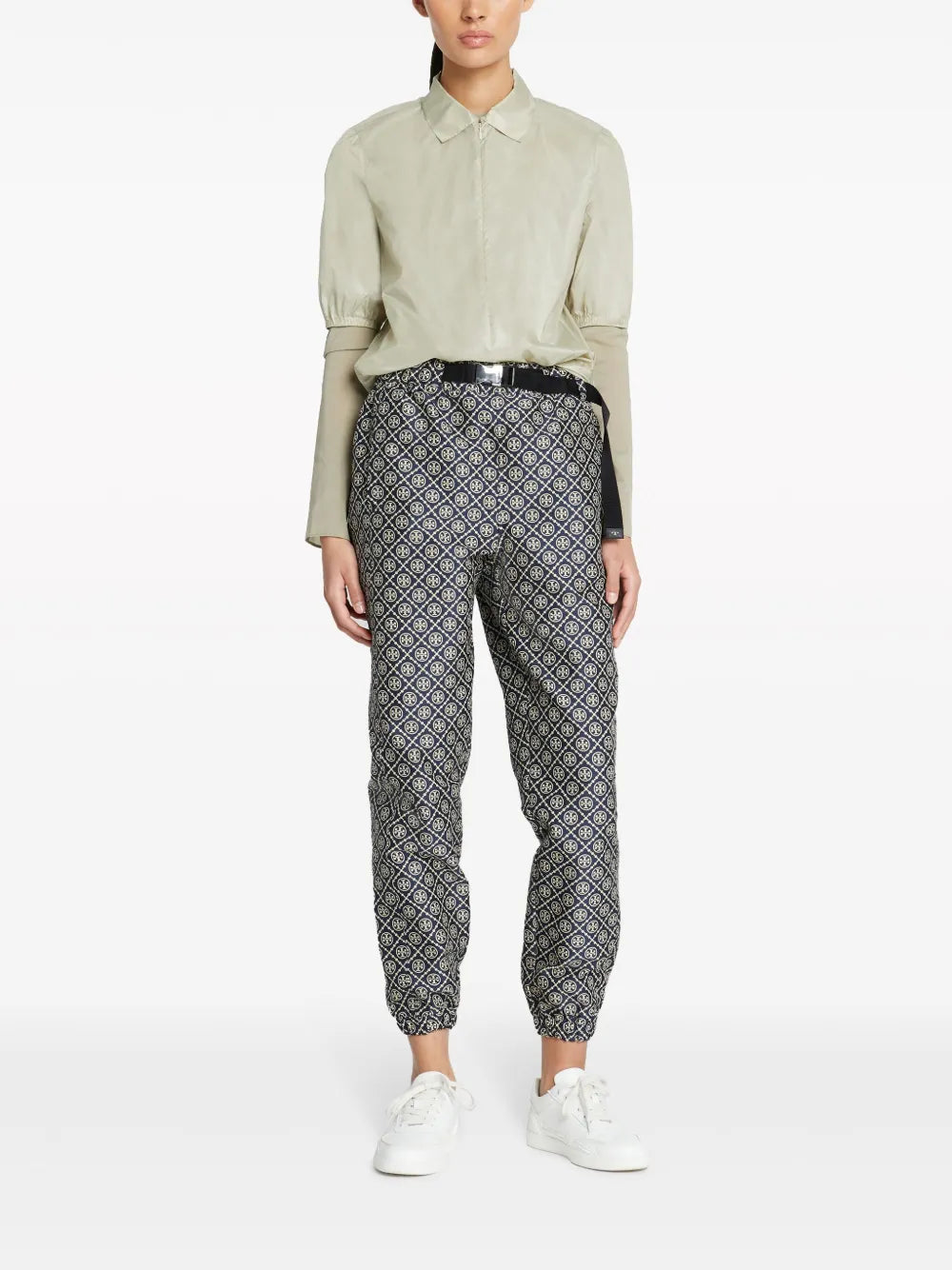 T Monogram Tech Jacquard Trousers