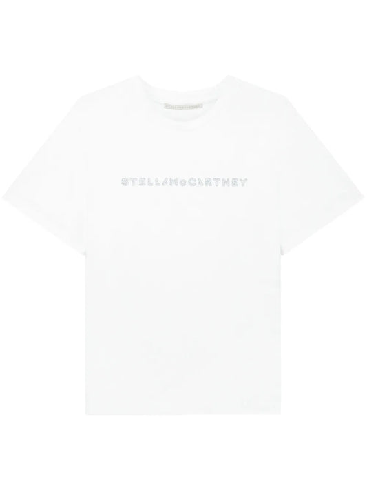 Crystal-Embellished Logo T-Shirt
