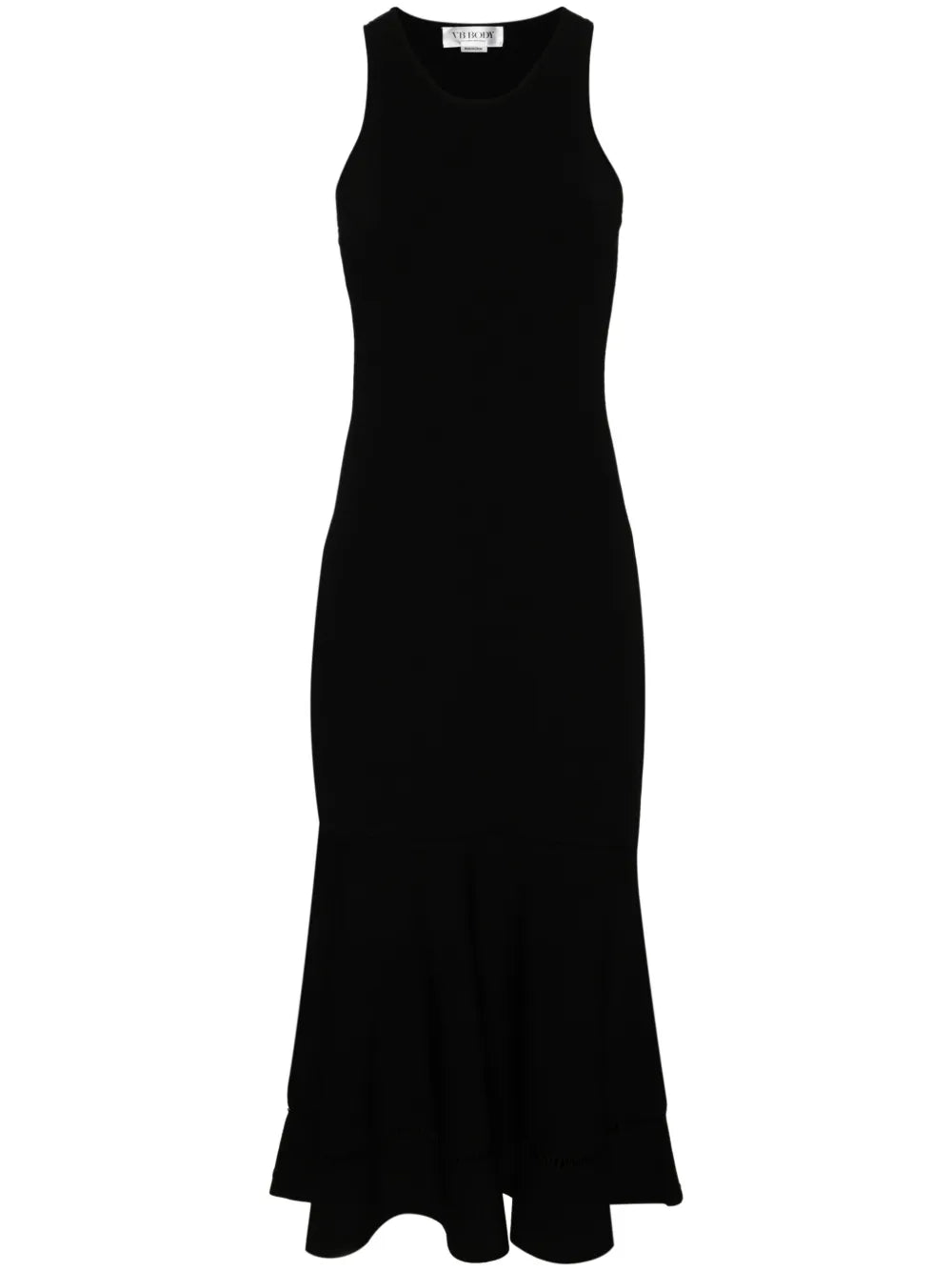 Flared-Hem Midi Dress