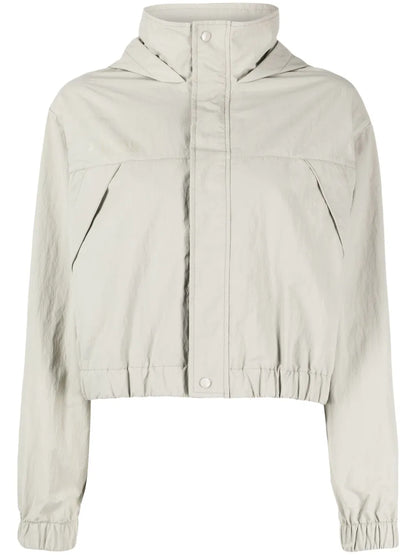 Logo-Print Hooded Jacket