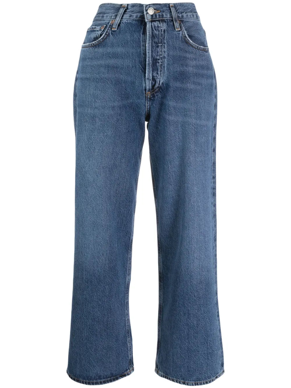 Ren Jean High-Rise Cropped Jeans