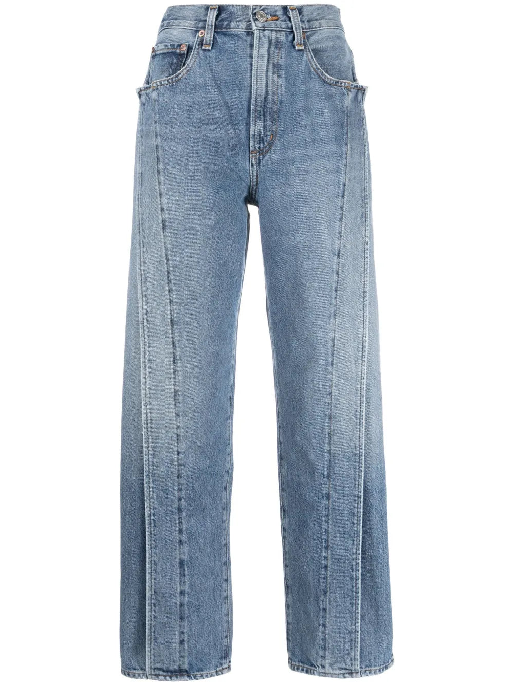 Fold Jean High-Rise Wide-Leg Jeans
