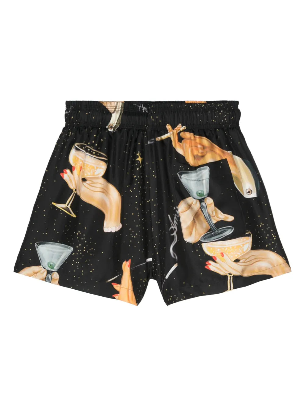 Champagne Silk Shorts