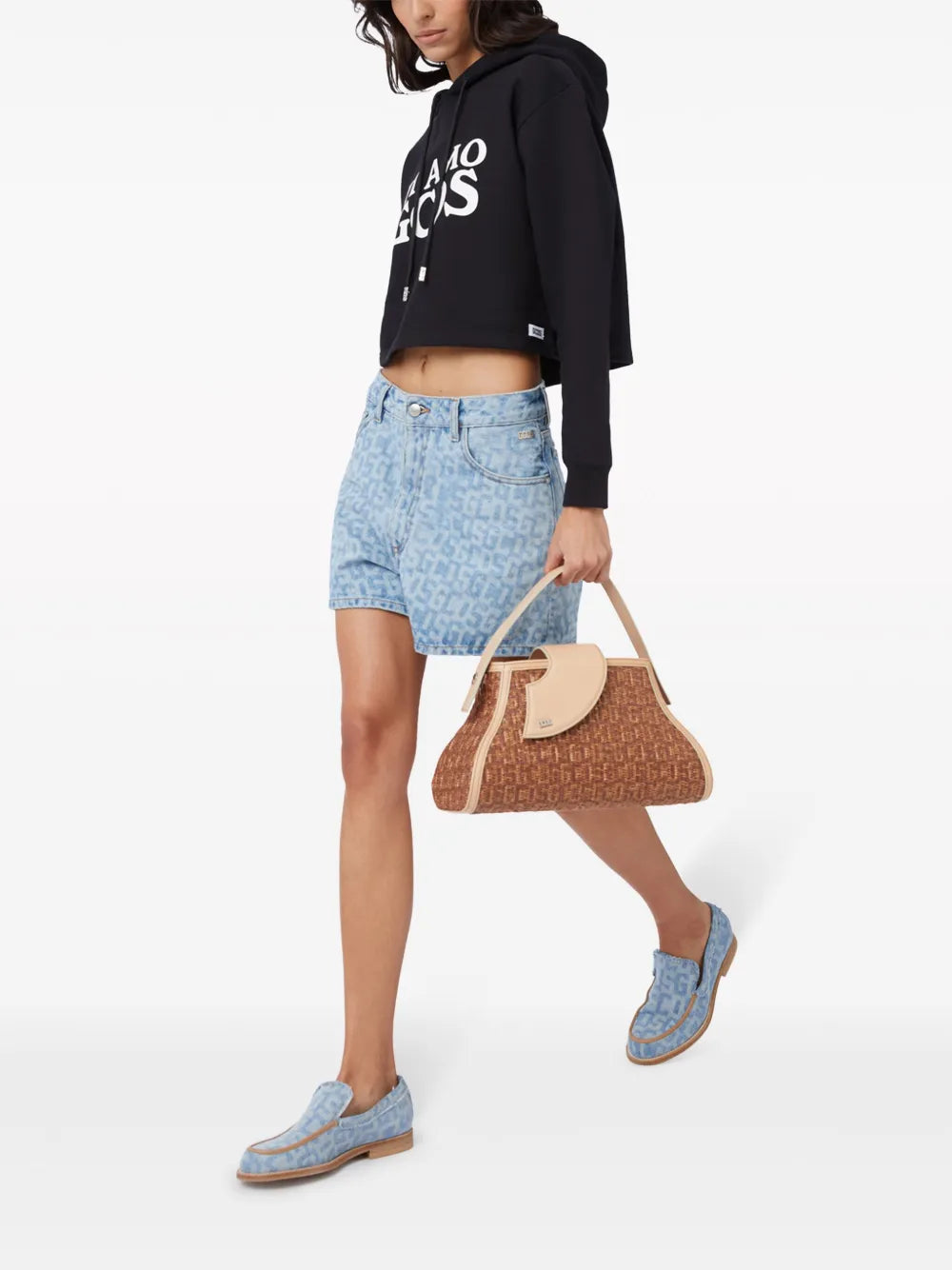 Ti Amo Cropped Hoodie