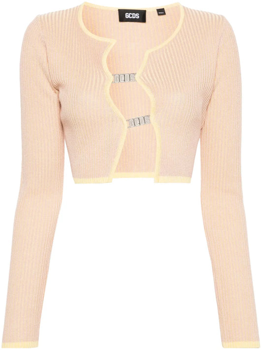 Comma Ribbed Cropped Cardigan
