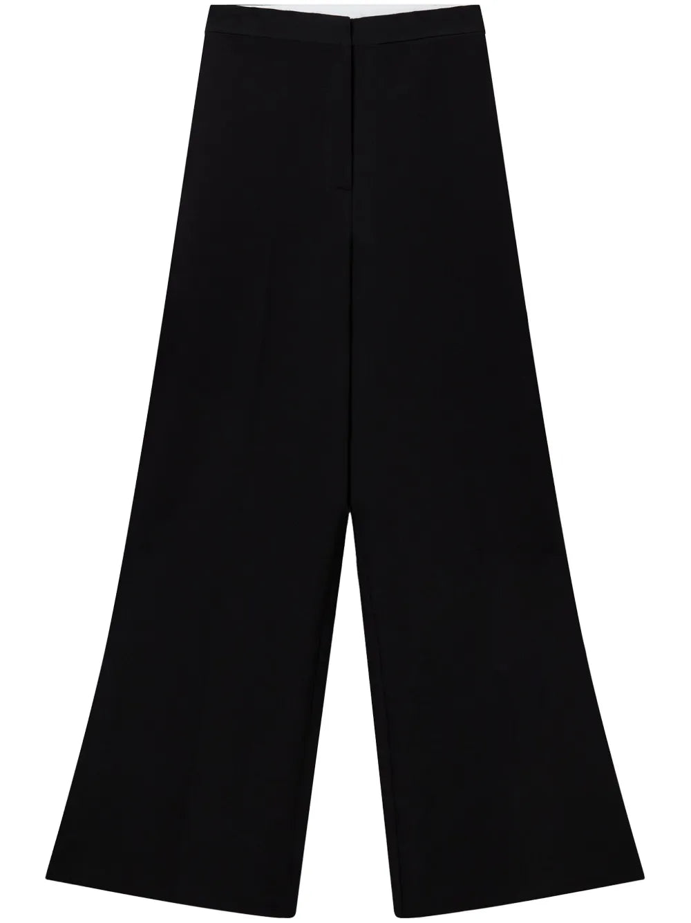 High-Waisted Wool Trousers