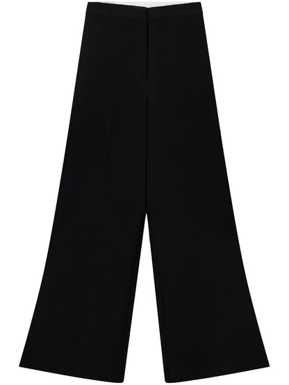 High-Waisted Wool Trousers