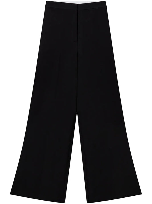High-Waisted Wool Trousers