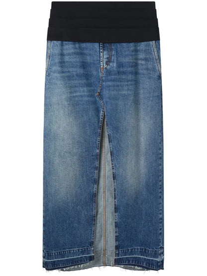 Denim Maxi Skirt