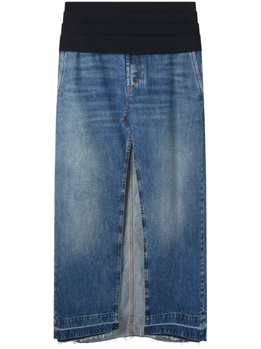 Denim Maxi Skirt