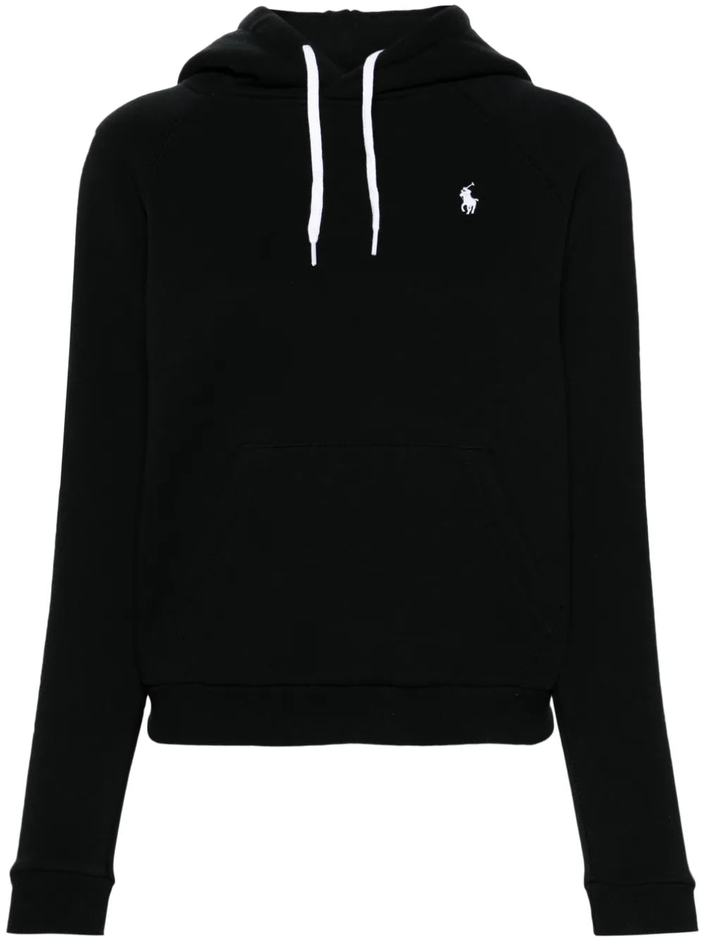 Polo Pony-Embroidered Cotton-Blend Hoodie