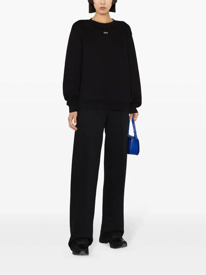 Arrows-Embroidered Cotton Sweatshirt